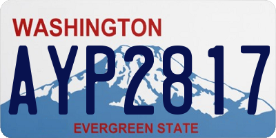 WA license plate AYP2817