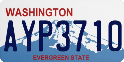 WA license plate AYP3710