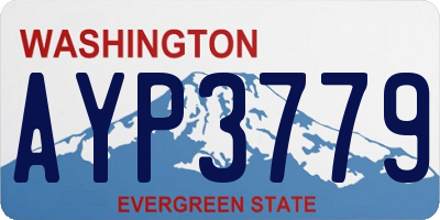 WA license plate AYP3779