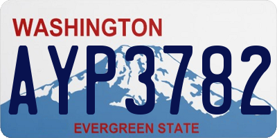 WA license plate AYP3782
