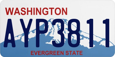 WA license plate AYP3811