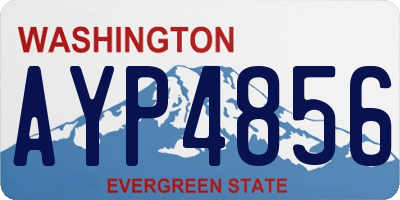 WA license plate AYP4856