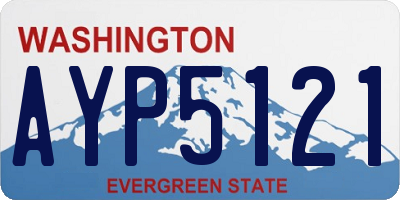 WA license plate AYP5121