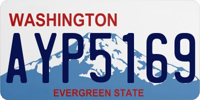 WA license plate AYP5169