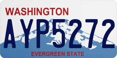 WA license plate AYP5272