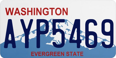 WA license plate AYP5469