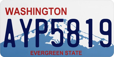WA license plate AYP5819