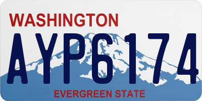 WA license plate AYP6174