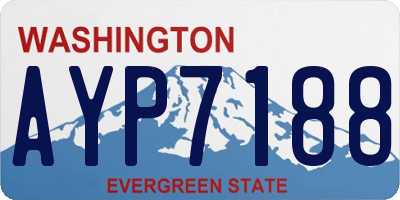 WA license plate AYP7188