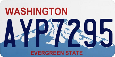 WA license plate AYP7295
