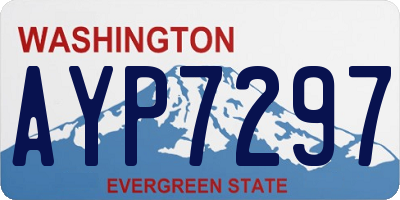 WA license plate AYP7297