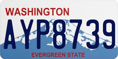 WA license plate AYP8739