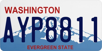 WA license plate AYP8811