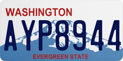 WA license plate AYP8944