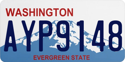 WA license plate AYP9148