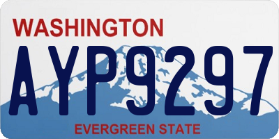 WA license plate AYP9297