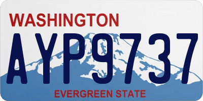 WA license plate AYP9737