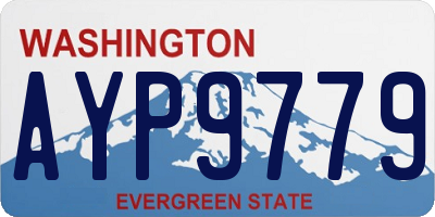 WA license plate AYP9779