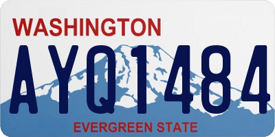 WA license plate AYQ1484