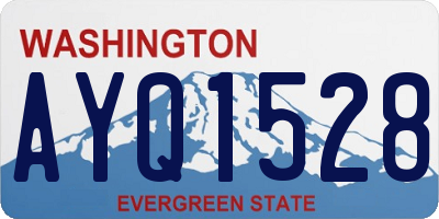 WA license plate AYQ1528