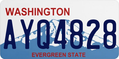 WA license plate AYQ4828