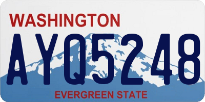WA license plate AYQ5248