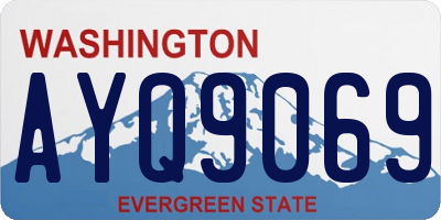 WA license plate AYQ9069
