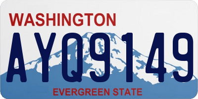 WA license plate AYQ9149