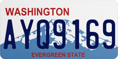 WA license plate AYQ9169