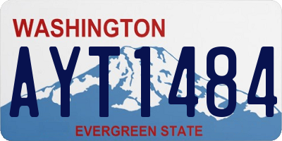 WA license plate AYT1484