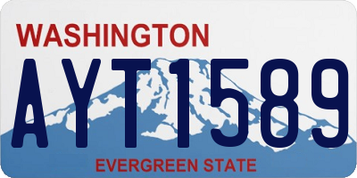 WA license plate AYT1589