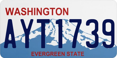 WA license plate AYT1739
