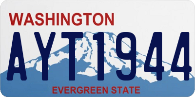 WA license plate AYT1944