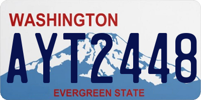 WA license plate AYT2448