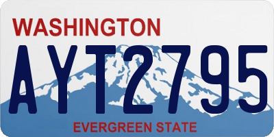 WA license plate AYT2795