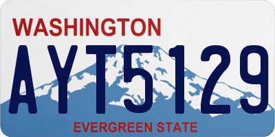 WA license plate AYT5129