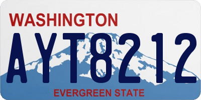 WA license plate AYT8212