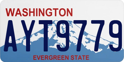 WA license plate AYT9779