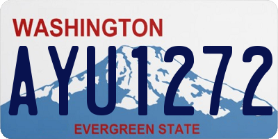 WA license plate AYU1272