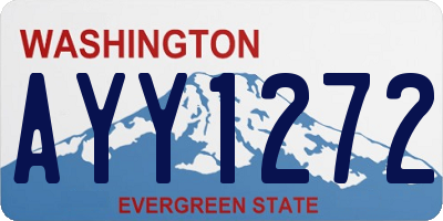 WA license plate AYY1272