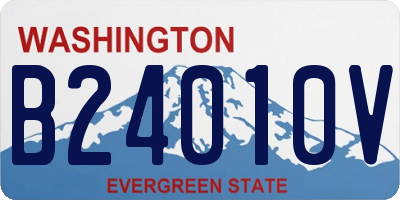 WA license plate B24010V