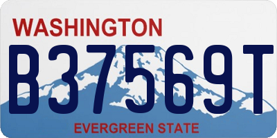 WA license plate B37569T