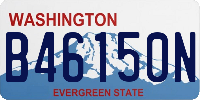 WA license plate B46150N