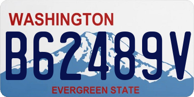 WA license plate B62489V