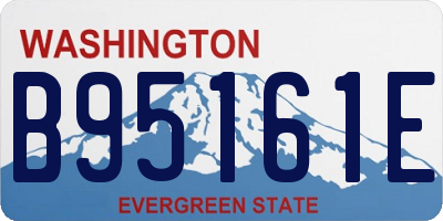 WA license plate B95161E