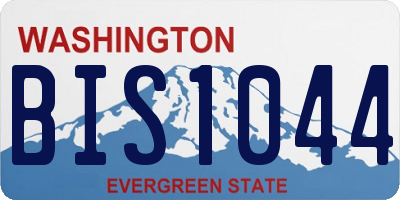 WA license plate BIS1044