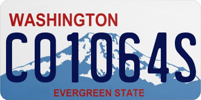 WA license plate C01064S