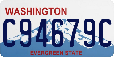 WA license plate C94679C