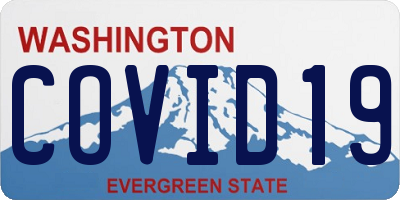 WA license plate COVID19