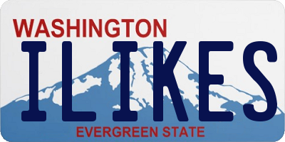 WA license plate ILIKES